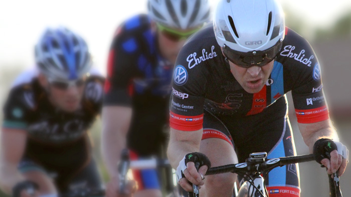 Image Of A Group Of Cyclists Riding Fast After 50 Because They're Doing Hiit For Seniors