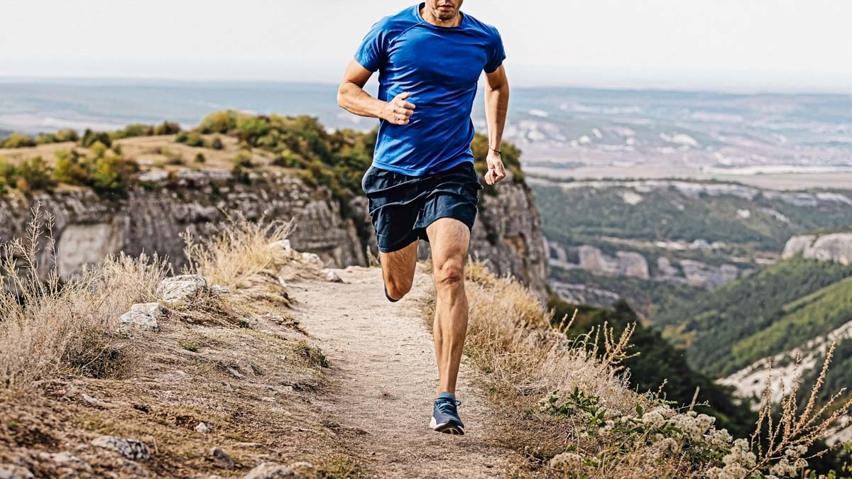 Male Runner Running