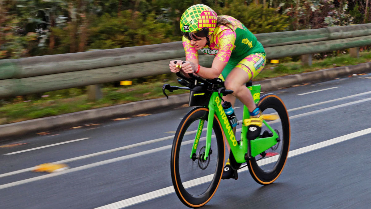 Pro Triathlete Haley Chura On Bike Training For Ironman World Championships In St. George, Utah