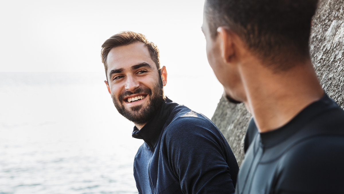 Two Men Talking Becoming A Better Listener