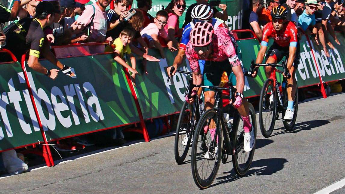 Bike Rider Winning Race