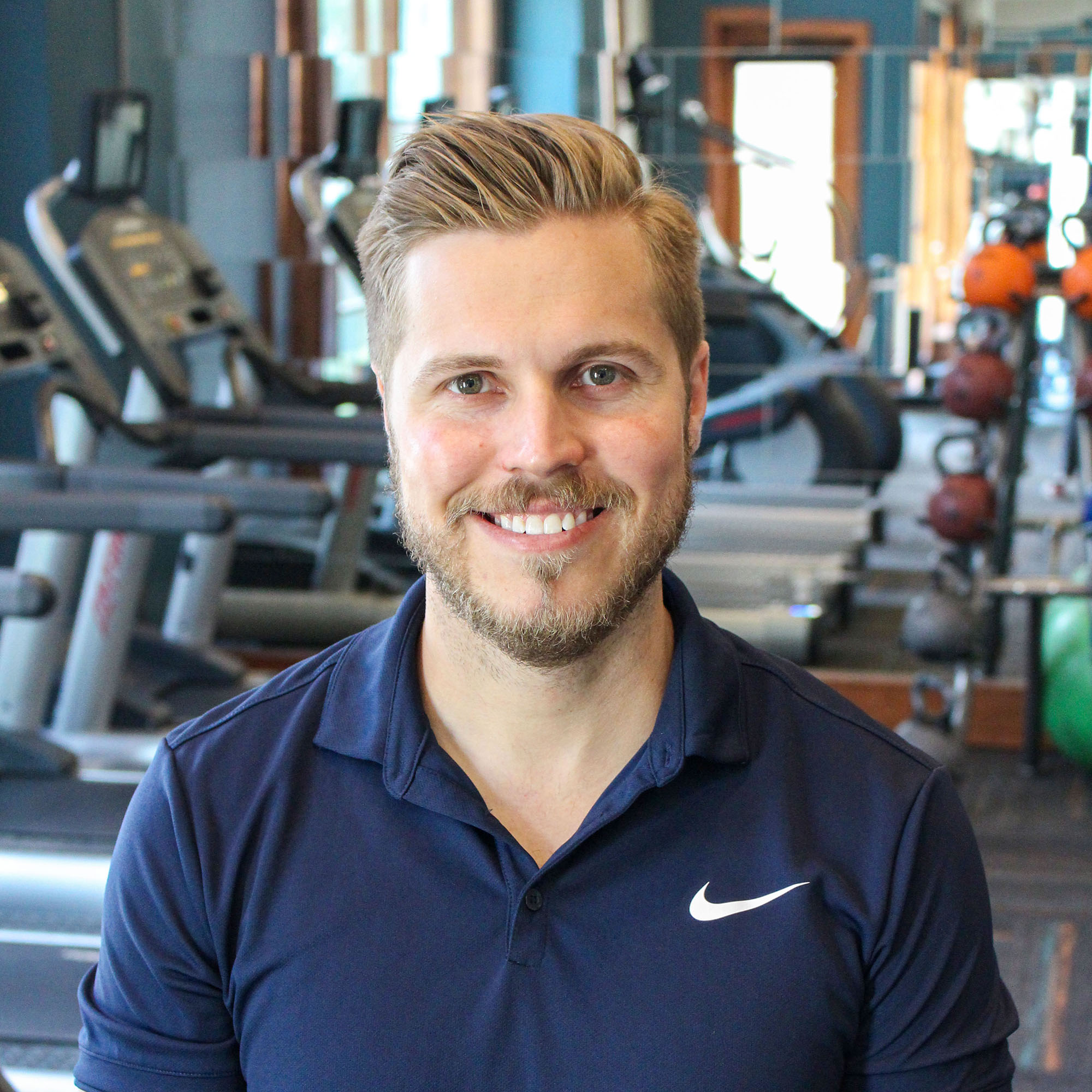 Portrait Of Jesse Riley In A Gym