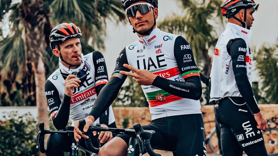 Cyclists Getting Ready For A Bike Ride